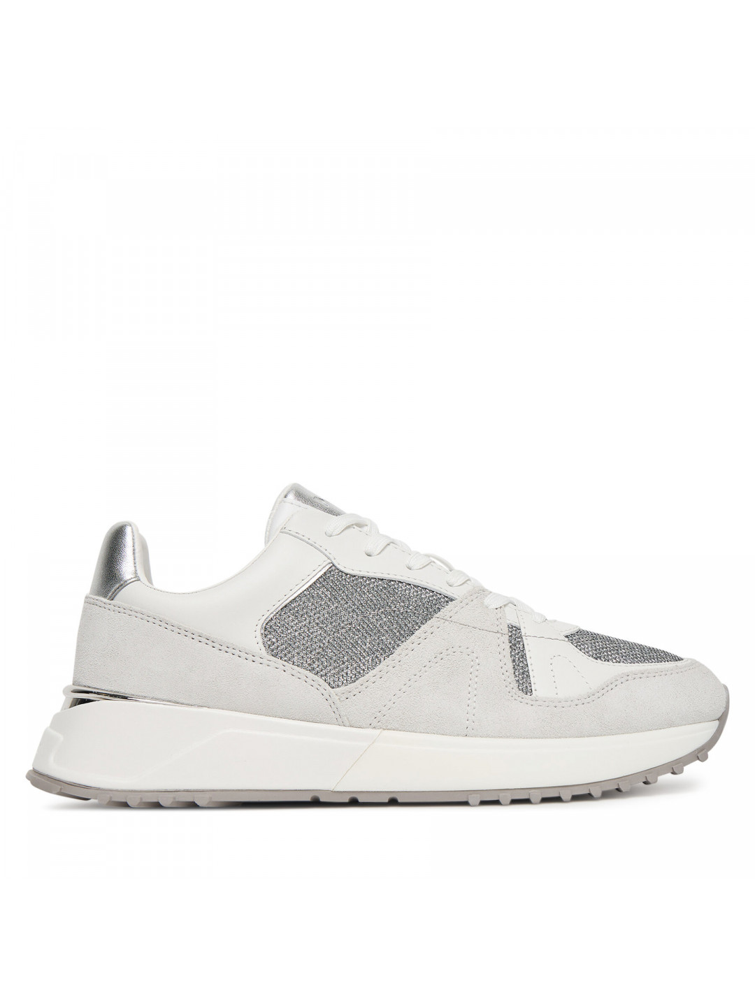 Sneakersy MICHAEL Michael Kors Jaime 43T5JMFS2S Stříbrná